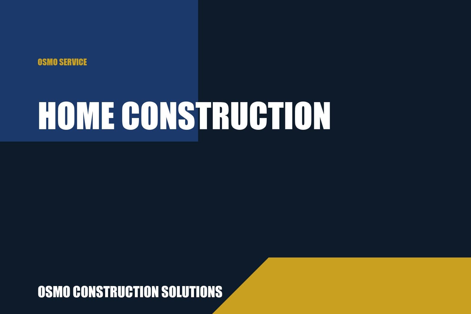Home Construction project photo